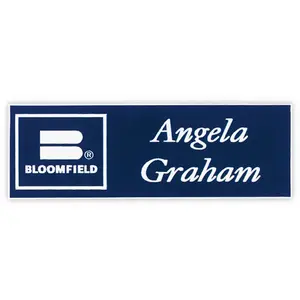 Los Angeles Standard Plastic Name Badge (Standard Size 1" x 3")