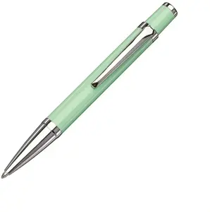 Customizable Metal Luna Twist Pen with Chrome Trim for Promotional Branding