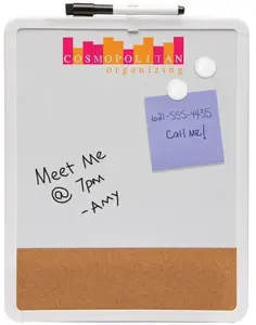 Magnetic Dry Erase & Cork Board