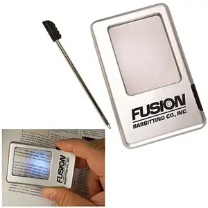 Imprinted Magnifier LED w/ Pen