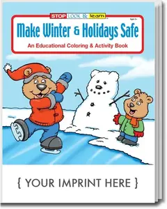 Make Winter & Holidays Safe Coloring Book