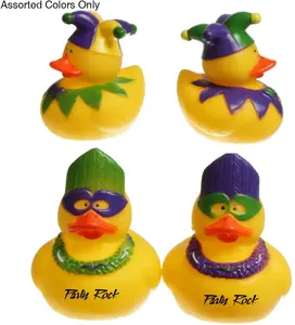 Custom Mardi Gras Rubber Ducks