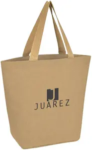 Marketplace Jute Tote Bag