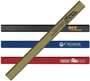 Custom Earth Tone Carpenter Pencil - Premium Quality & Fast Turnaround