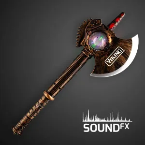 Medieval Axe Toy with Spinning Lights & Sound Effects