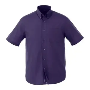 Custom Men's COLTER Short Sleeve Button Up Shirt - 0.64oz.