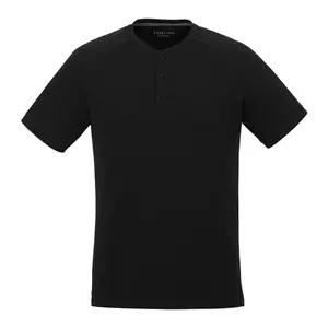 Branded Eco-Friendly Men's Short Sleeve Henley - SOMOTO