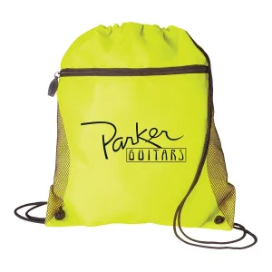 Mesh Pocket Drawcord Bag