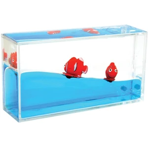 Mini Clownfish Liquid Wave Paperweight