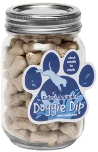 Mini Dog Bones in Pint Jar w/Paw Magnet