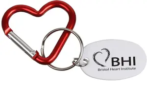 Heart Carabiner Keychain - Customized