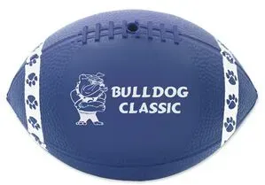 Mini Reinflatable Vinyl Football w/ End Stripes /7"