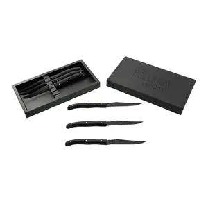 Custom Modena Black Knife Set (6 Piece)