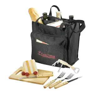 Branded Modesto Picnic Carrier Set (7 Piece)