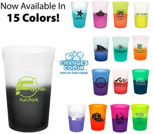 12 oz Color-Changing Mood Stadium Cup with Custom Logo Branding