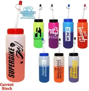 Mood 32 oz. Sports Bottle with Flexible Straw