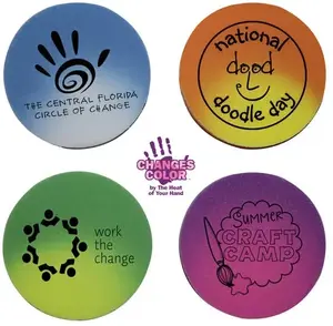 Color-Changing Mood Circle Eraser - Promotional Eraser