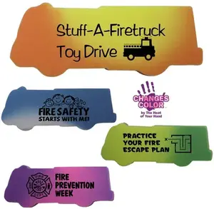 Mood Die Cut Eraser-Fire Truck