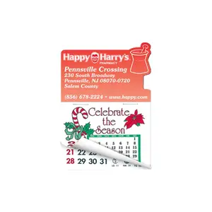 Mortar & Pestel Calendar Pad Sticker W/ Tear Away Calendar