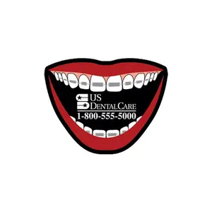 Mouth W/Braces Stock Shape Vinyl Magnet - 20mil