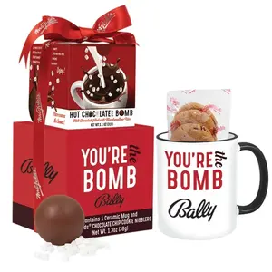 Mrs. Fields Mug, Cookies, Hot Chocolate Bomb Gift Set