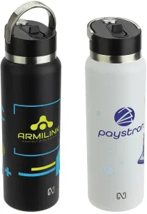 Custom Branded Stainless Steel Flip-Top Bottle (40 oz)