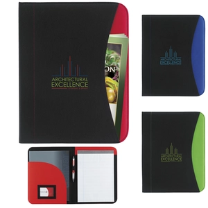 Custom Non-Woven Curve Padfolio