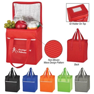 Non-Woven Water-Resistant Cooler Bag with Foil Insulation & Front Pocket