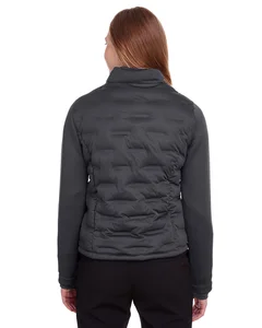 North End Ladies' Loft Pioneer Hybrid Bomber Jacket