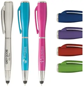 Nova Metallic LED Light Pen w/ Stylus