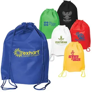 NW Drawstring Backpack with Gusset