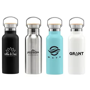 Oahu 17 oz. Double Wall Stainless Steel Canteen Water Bottle