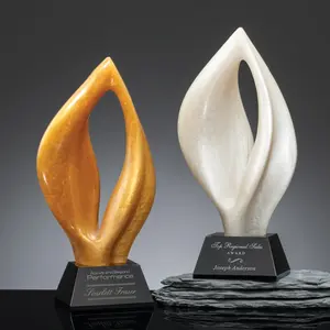 Customized Serpentine Flame Achievement Award