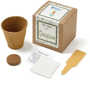 Oregano Growables Planter in Kraft Gift Box