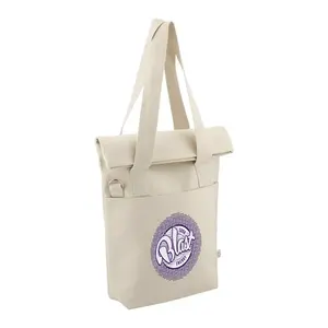 Custom Organic Cotton Commuter Tote