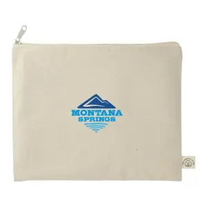 Personalized Organic Cotton Travel Pouch