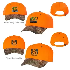 Outdoor Cap 202is Blaze Crown Camo Visor Cap