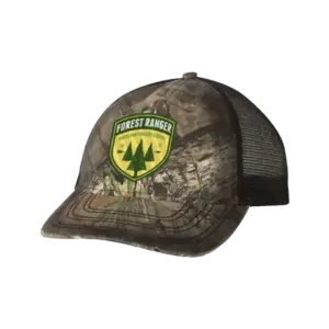 Outdoor Cap OSC100M Oil Stained Camo Trucker Cap