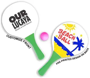 Custom Beach Paddle Ball Game