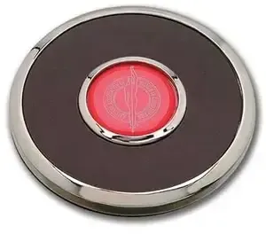 Park Avenue Double-Rimmed Coaster w/ Printed Insert