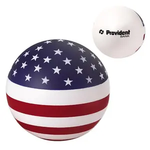 Patriotic Round Ball Stress Reliever