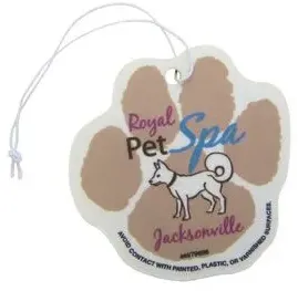 Custom Printed Paw Shaped Air Freshener