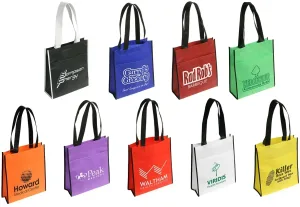 Peak Non-Woven Tote Bag with Pocket