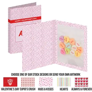 Personalized Conversation Heart Treat Card