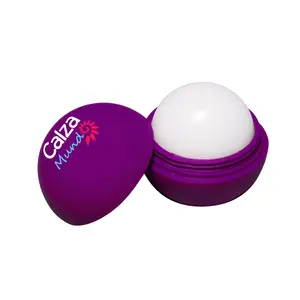 Personalized Round Lip Balm - Matte Finish