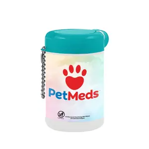 Antibacterial Pet Wipes Canister - 30 wipes