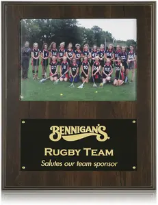 Custom Team Sponsor Award Plaque