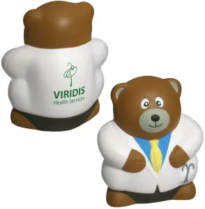 Promo Physician Bear Stress Reliever.