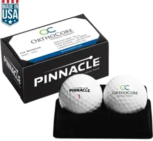 Custom Pinnacle Rush Business Card Golf Balls