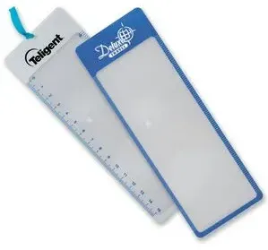 Pocket Book Sheet Magnifier w/ Standard & Metric Ruler